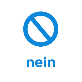 nein